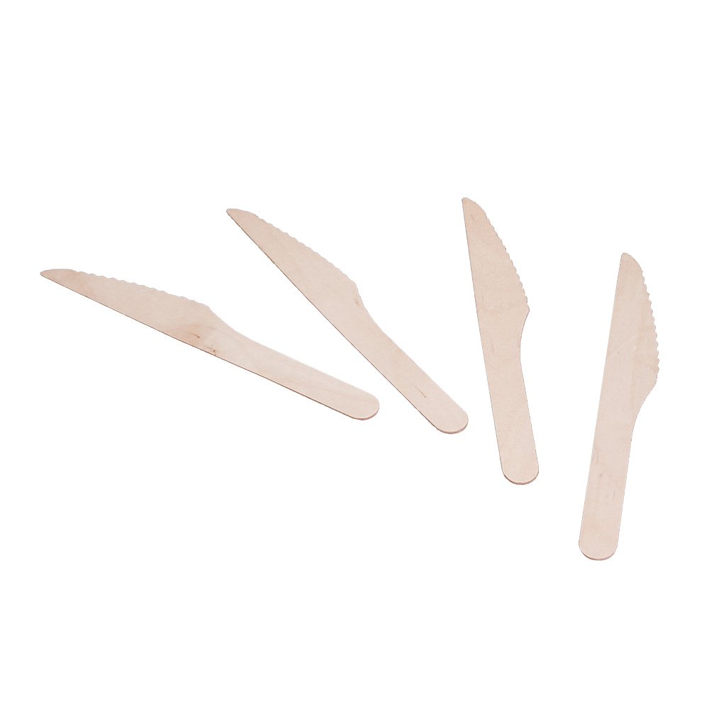 EcoFlavour 6" Wooden Knives - Pack of 100 - Image 3