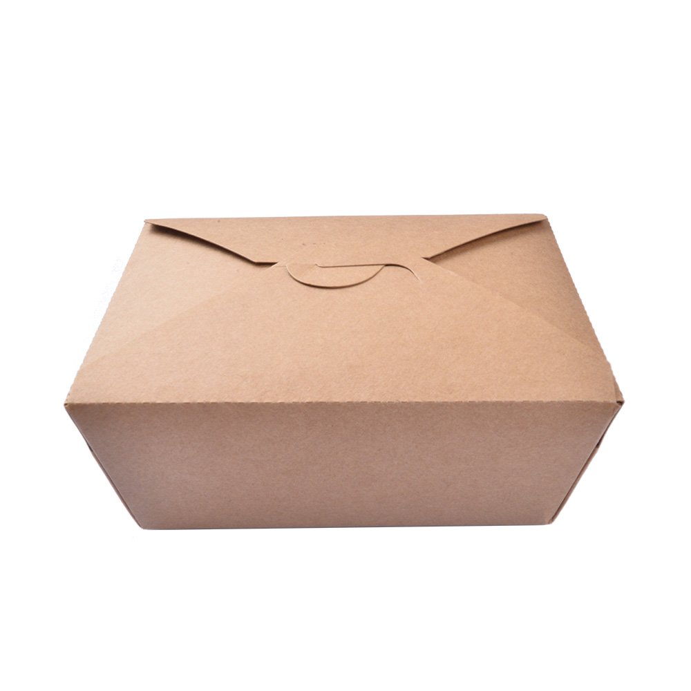 EcoFlavour Food Takeaway Container Box - 17.2x14x6.5cm - 1400ml - Pack of 50